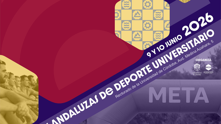 JORNADAS ANDALUZAS DE DEPORTE UNIVERSITARIO 2026, 9 Y 10 DE JUNIO EN  EL RECTORADO DE LA UNIVERSIDAD